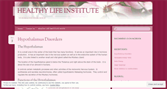 Desktop Screenshot of healthylifeinstitute.org